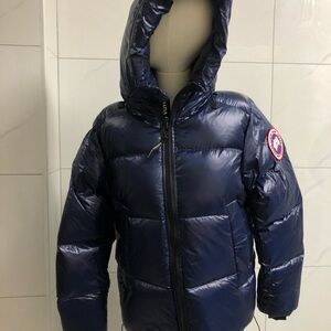 Blue Puffers Canada Goose Jacket